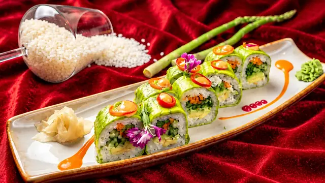 Green dragon roll